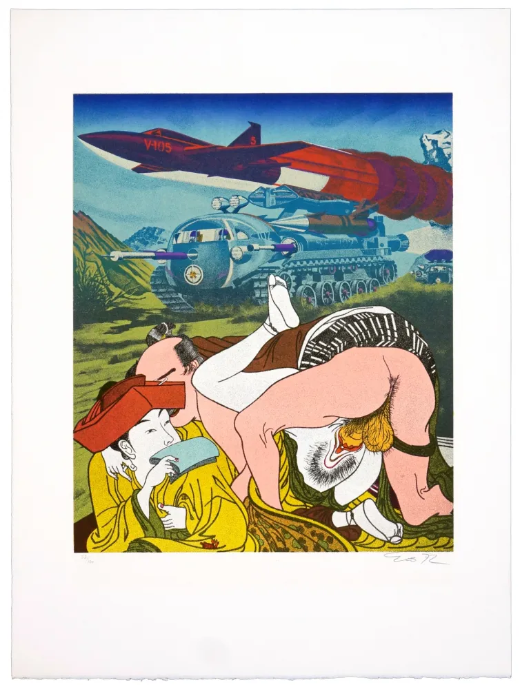 Lithografie Erro - Made in Japan