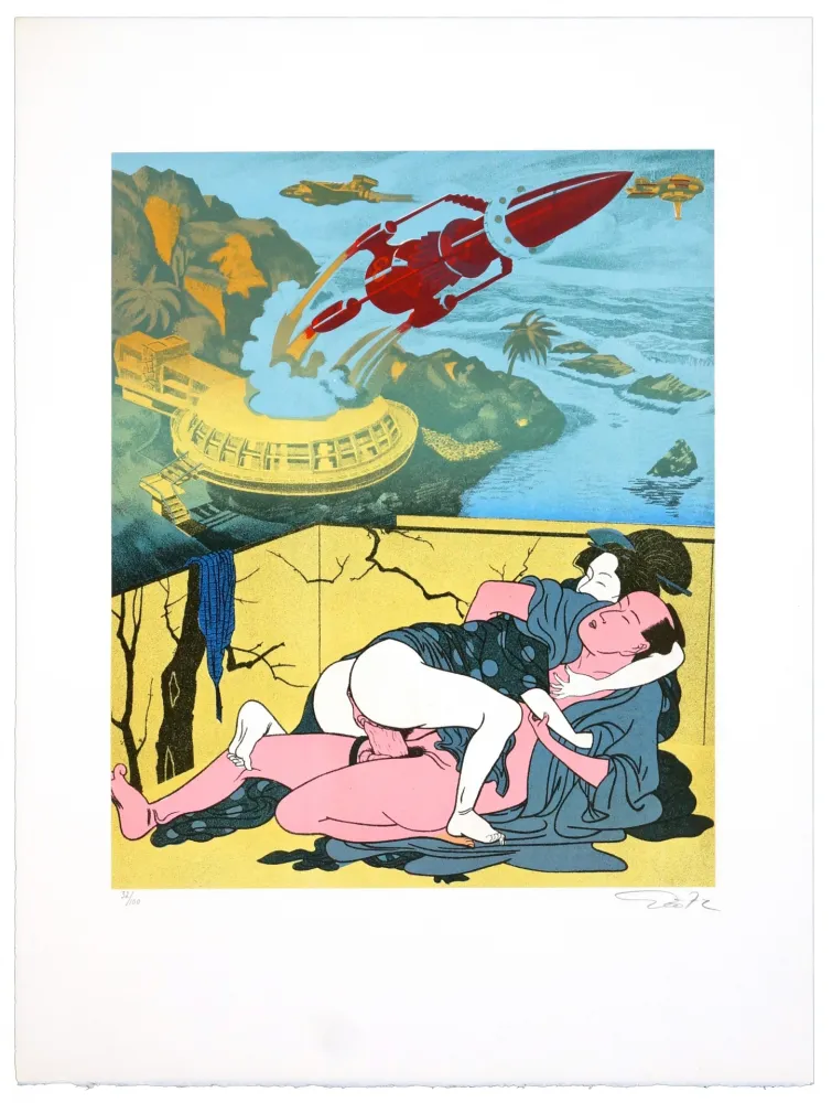 Lithografie Erro - Made in Japan