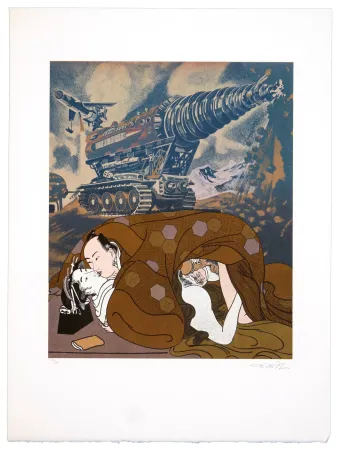 Lithografie Erro - Made in Japan