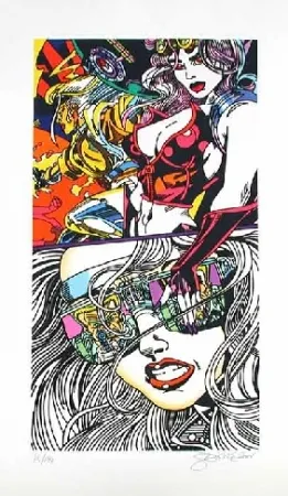 Lithografie Erro - Reflection