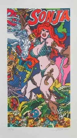 Lithografie Erro - Sonia