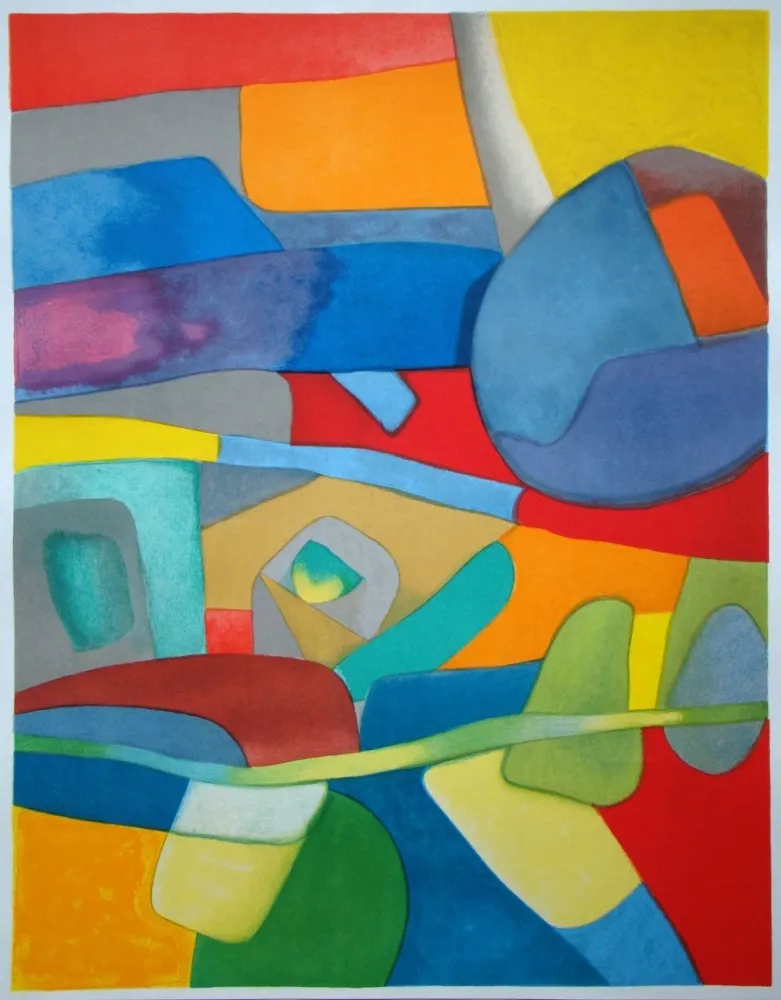 Lithografie Esteve - Aquarelle