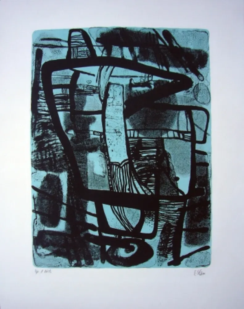 Lithografie Esteve - Grande noire