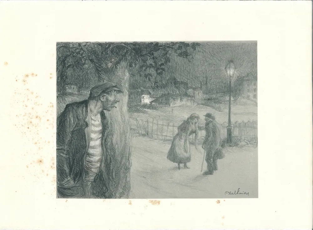 Lithografie Faivre - Sous le couteau