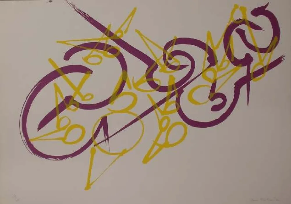 Lithografie Falkenstein - UNTITLED