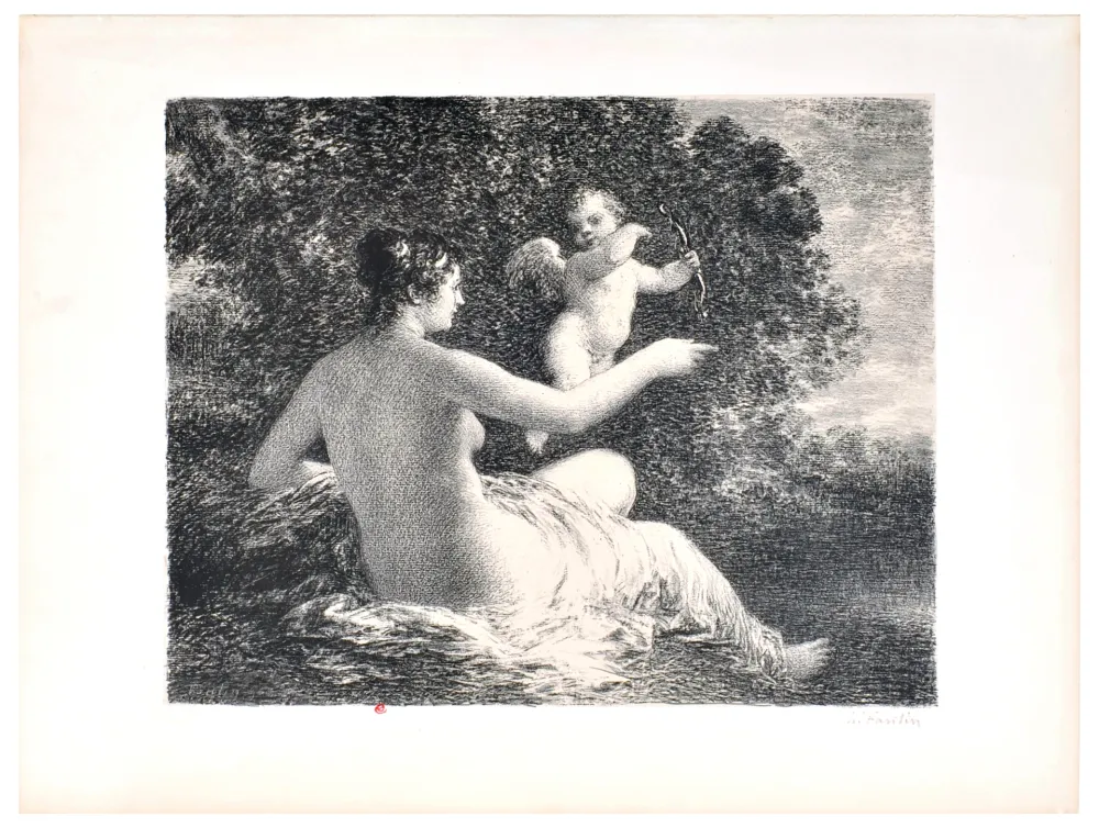 Lithografie Fantin-Latour - Vénus et l'Amour