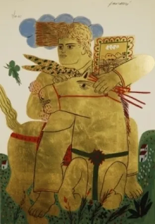 Zeefdruk Fassianos - Zeus