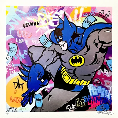 Lithografie Fat - Batman