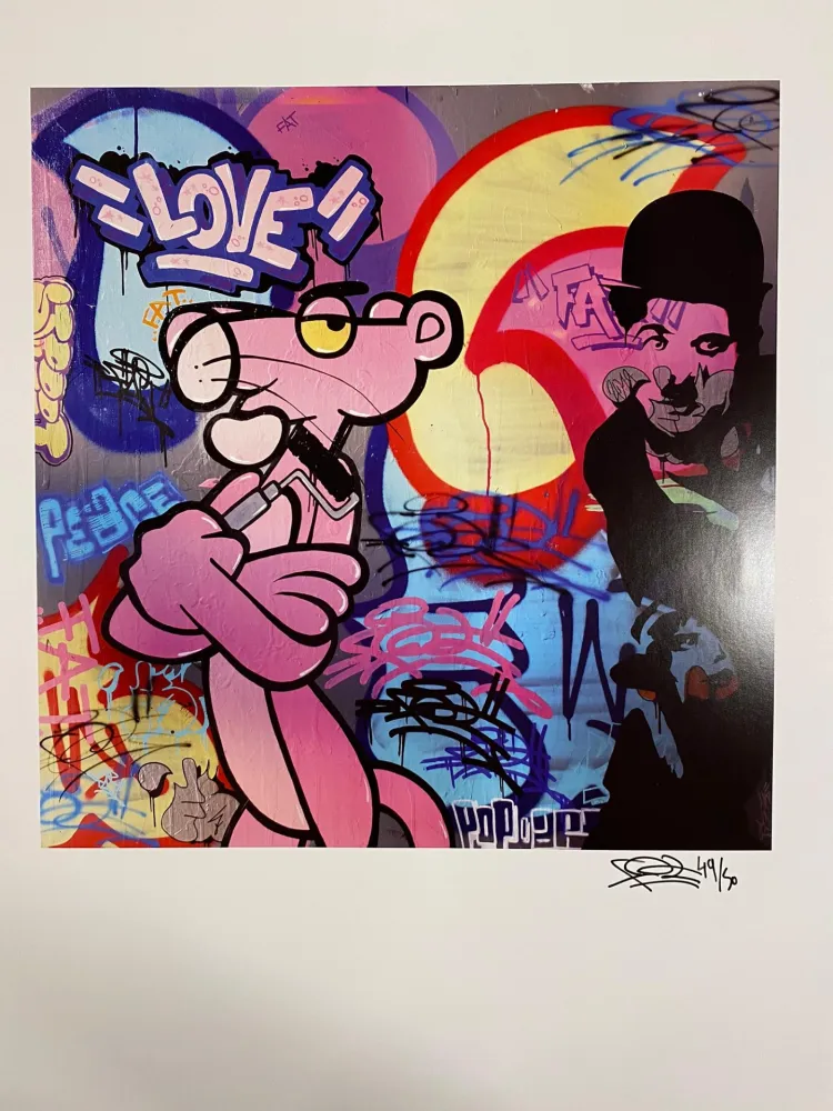 Poster Fat - Panther VS Chaplin