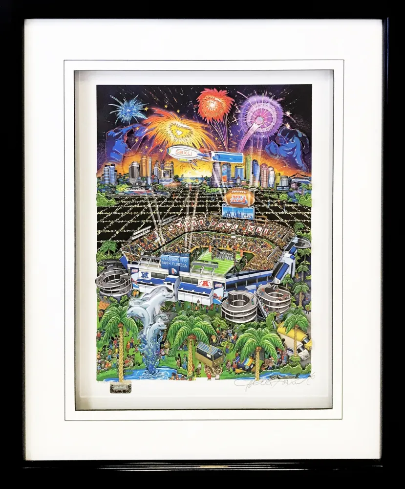 Zeefdruk Fazzino - SUPER BOWL XLI