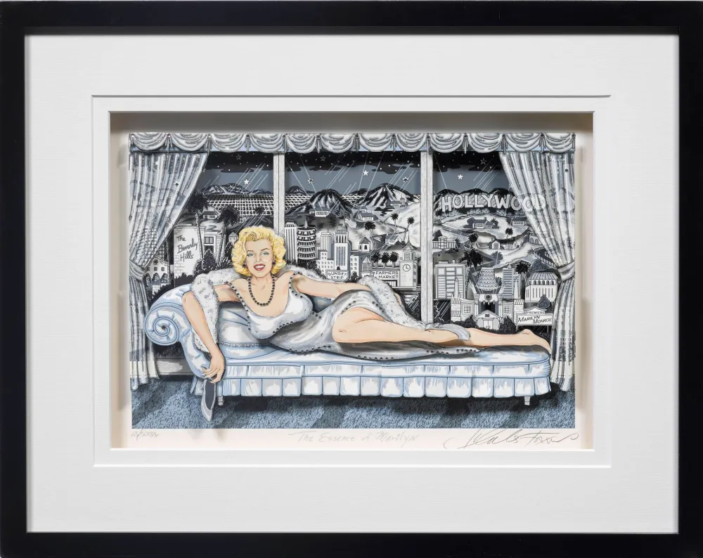 Zeefdruk Fazzino - The Essence of Marilyn