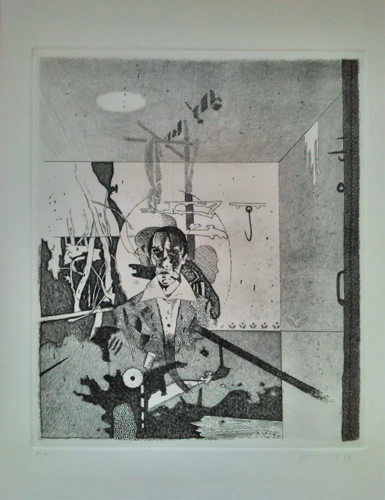 Ets En Aquatint Ferroni - Autobiografia n.1