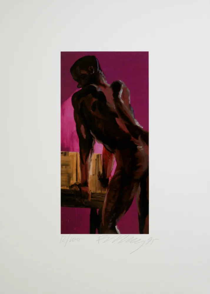 Lithografie Fetting - Man, 1995