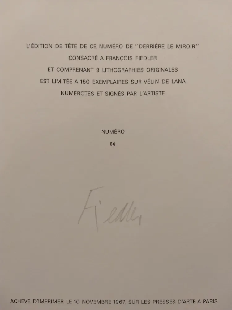 Geïllustreerd Boek Fiedler - Edition Tete DLM 167