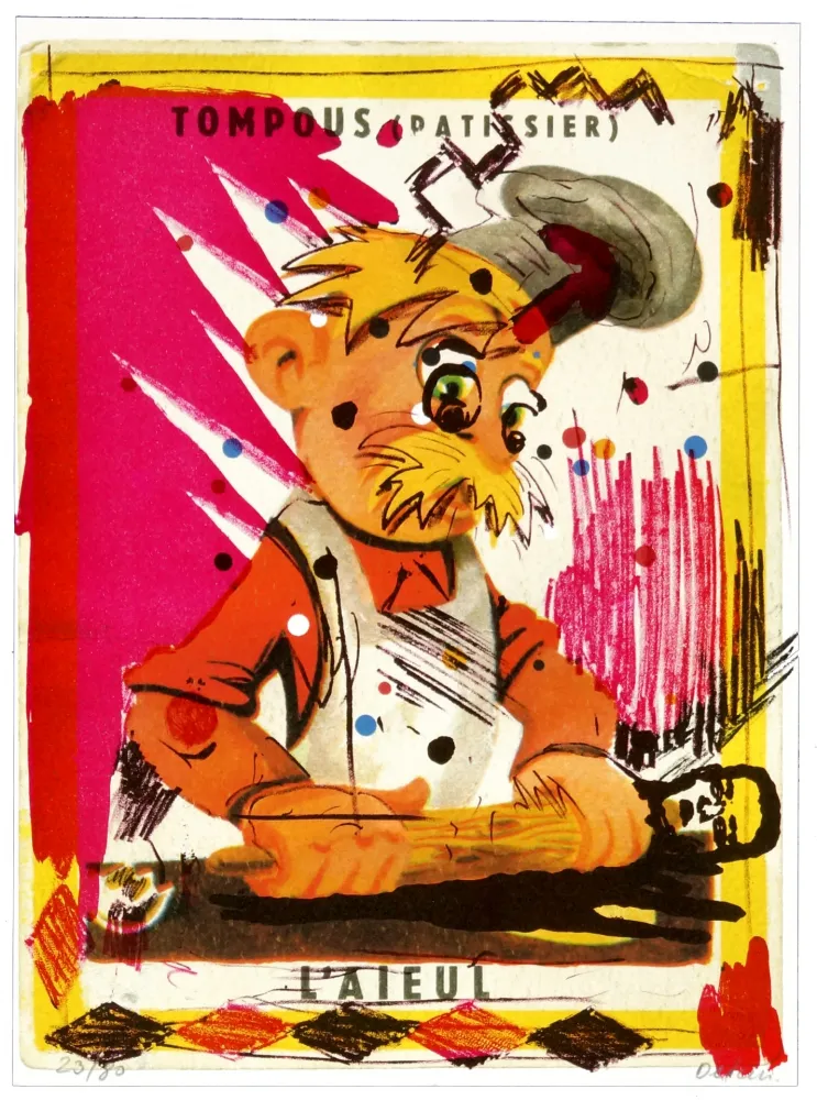 Lithografie Flores - Tompous (Patissier)