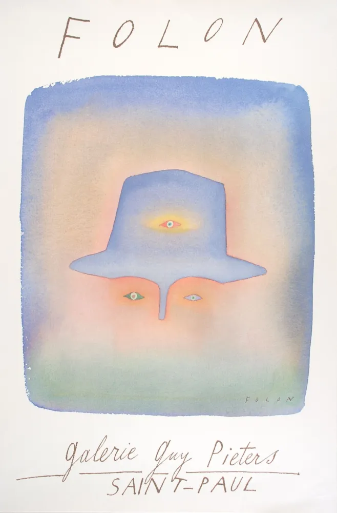 Poster Folon - Folon - Galerie Guy Pieters I