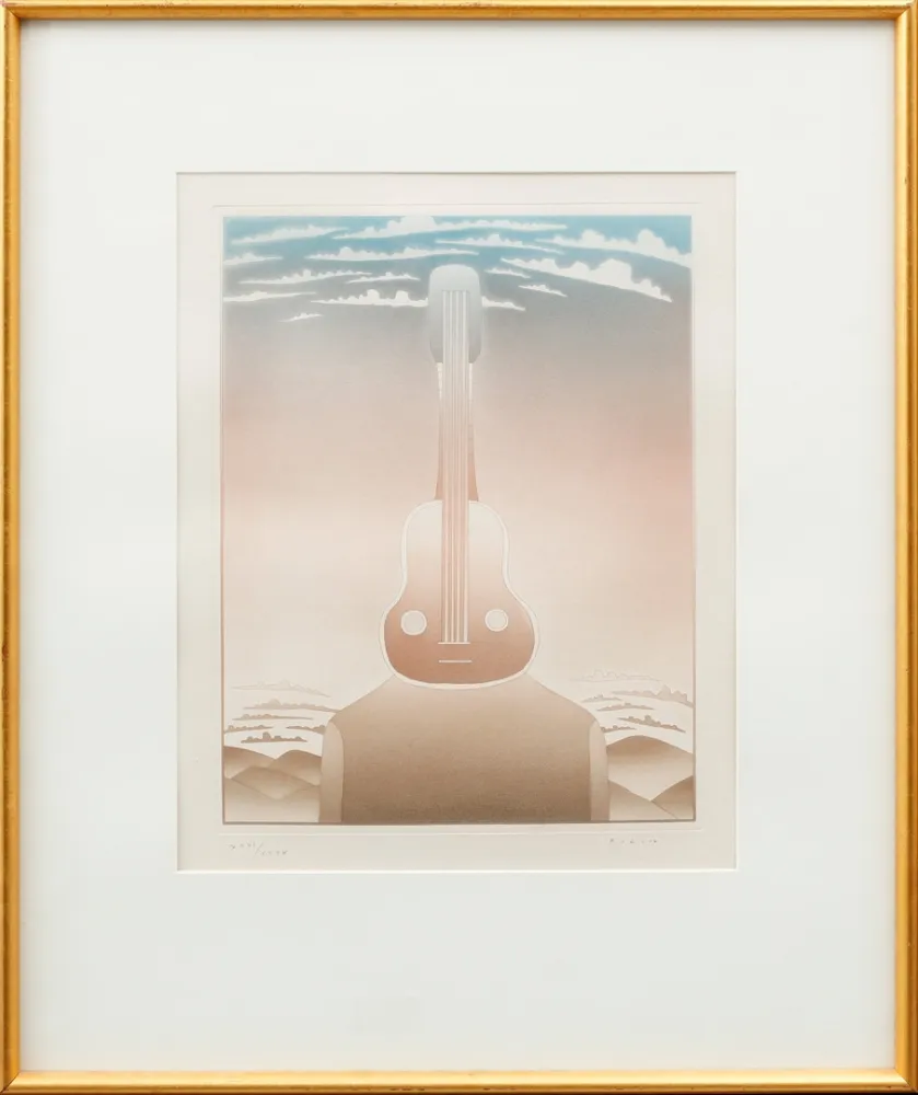 Ets En Aquatint Folon - La Musique