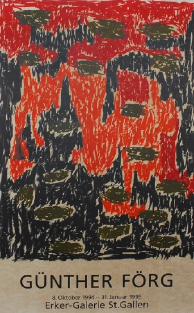 Lithografie Forg - Untitled (Exhibition poster)