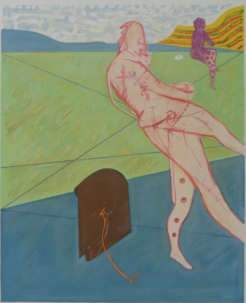 Lithografie Freddie - Composition