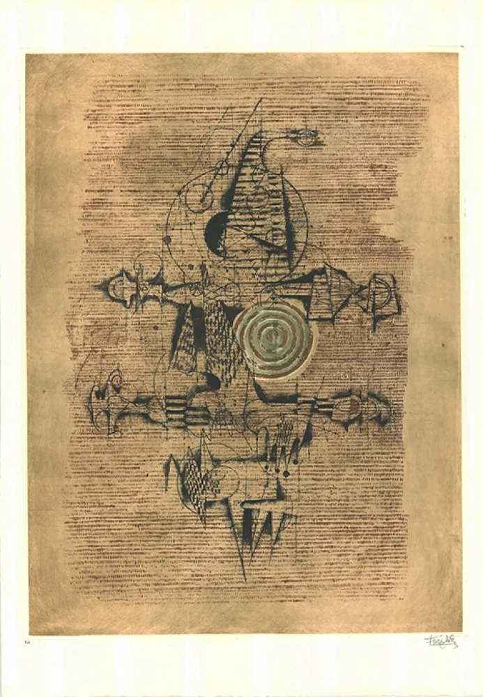 Ets En Aquatint Friedlaender - Sur les nuages