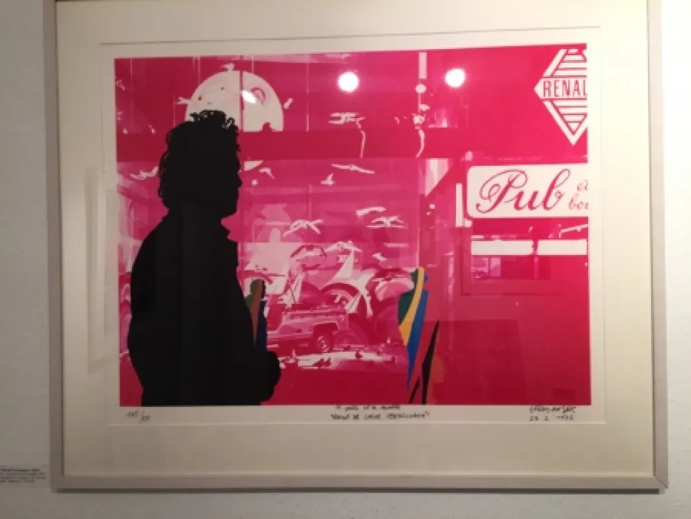 Zeefdruk Fromanger - Série: Le peintre et le modèle 