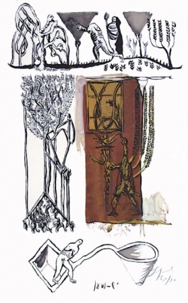 Lithografie Garouste - Sans titre