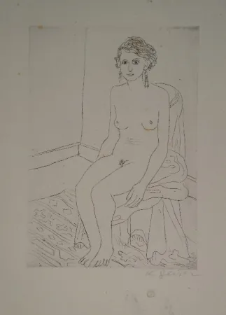 Gravure Geiser - Sitzende