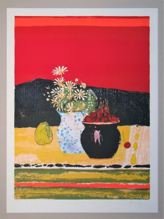 Lithografie Genis - Les Cerises
