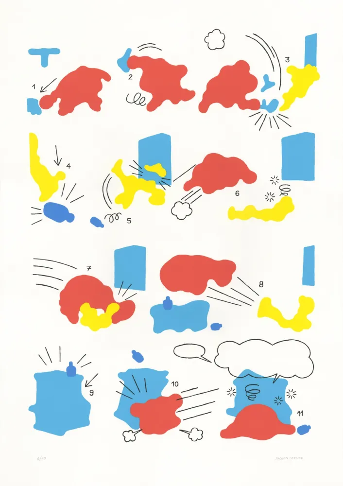 Zeefdruk Gerner - Arizona 1880