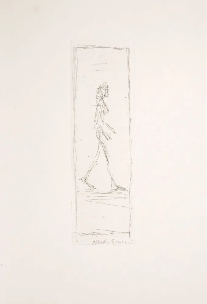 Ets Giacometti - Femme qui marche 1955