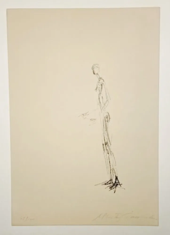 Lithografie Giacometti - Homme debout