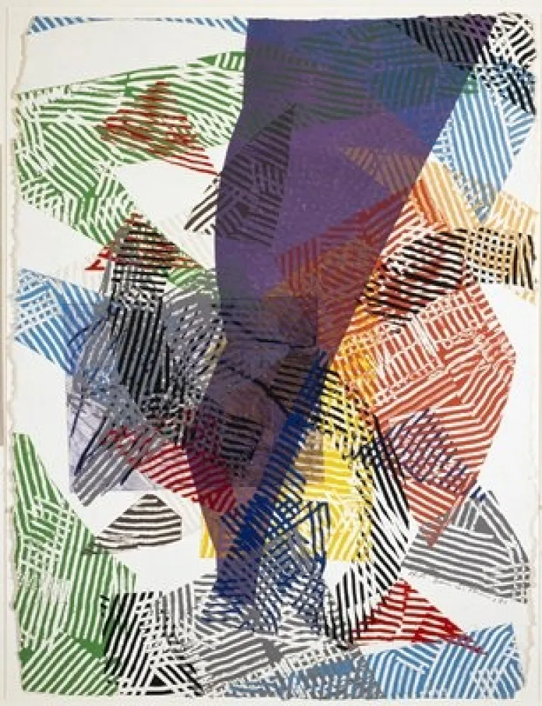 Houtsnede Gilliam - Running Naked I