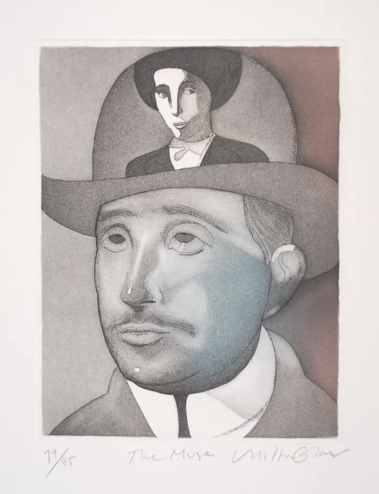 Aquatint Glaser - The Muse - Marie Laurencin, un amour d'Apollinaire