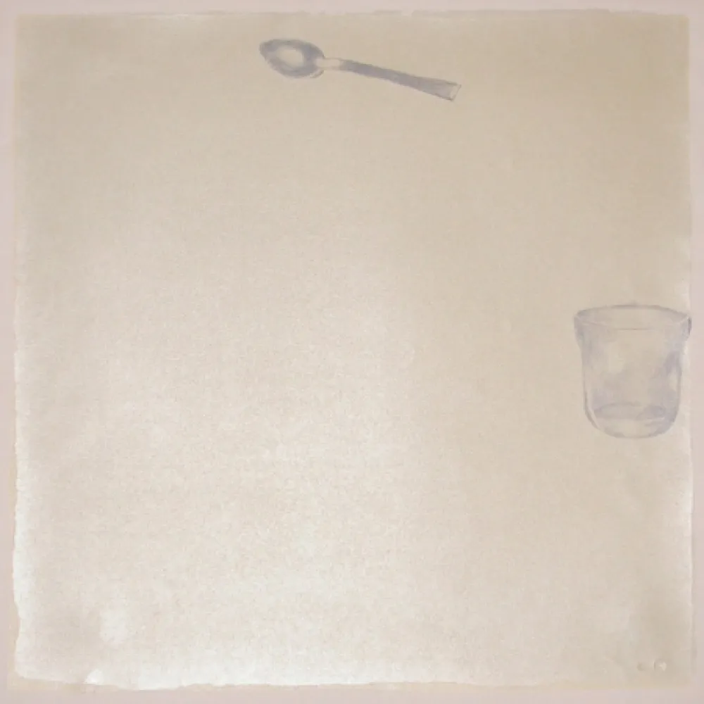 Lithografie Goode - Spoon upper middle - Glass middle right 