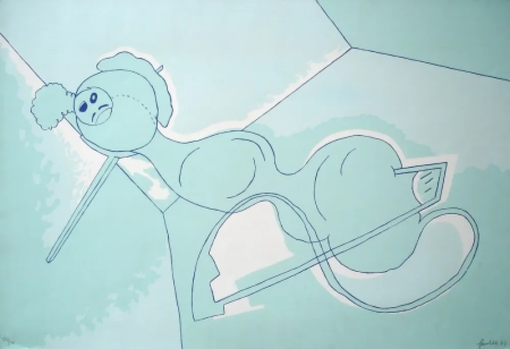 Zeefdruk Gordillo - Sin título