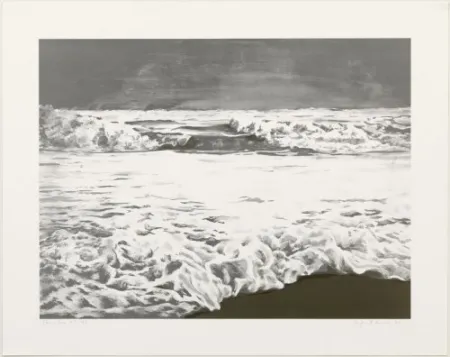Lithografie Gornick - Storm sea
