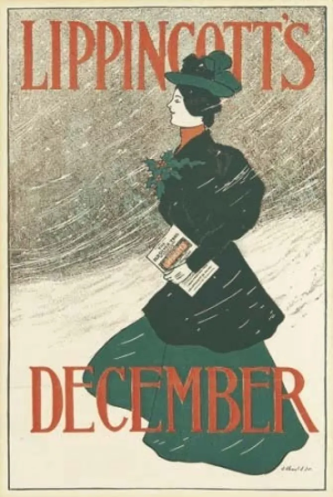 Lithografie Gould - Lippincott's December