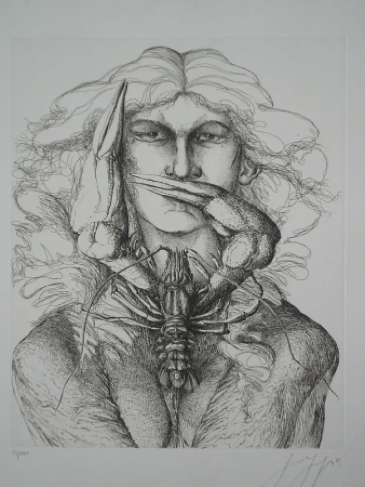 Ets Grass - Personnage à l'écrevisse