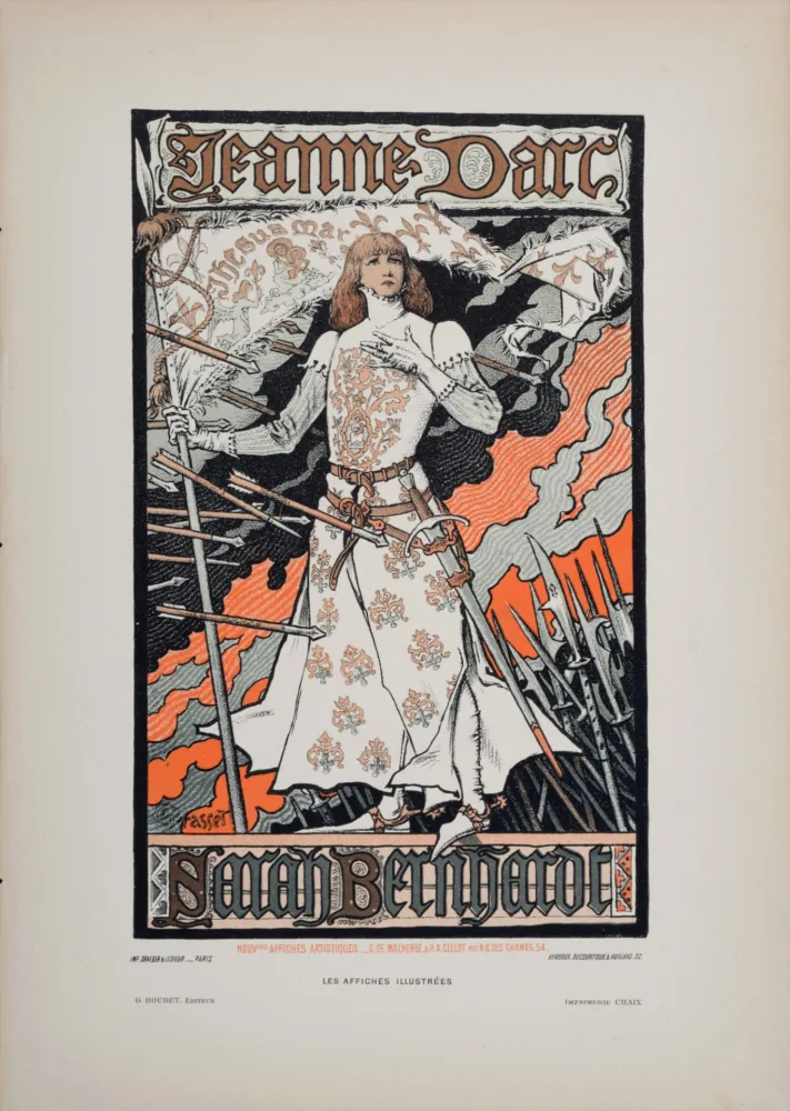 Lithografie Grasset - Jeanne D'arc, 1896
