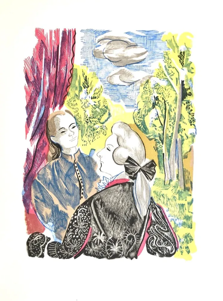 Houtsnede Grau Sala - Théâtre de Marivaux