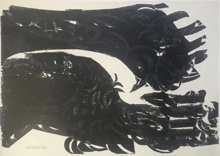 Houtsnede Grieshaber -  