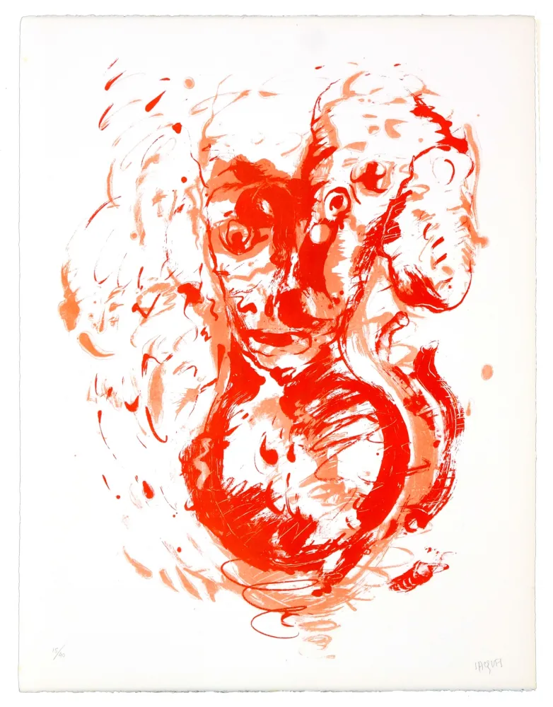 Lithografie Grinberg - Le changement en mauvais esprit 