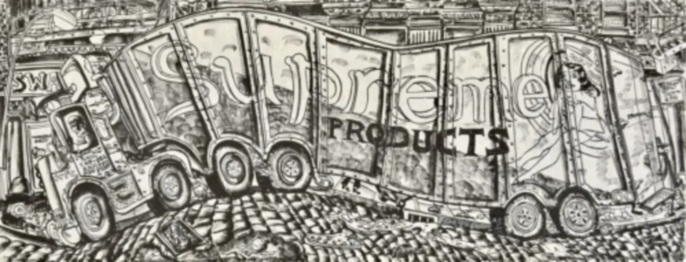 Lithografie Grooms - Truck I