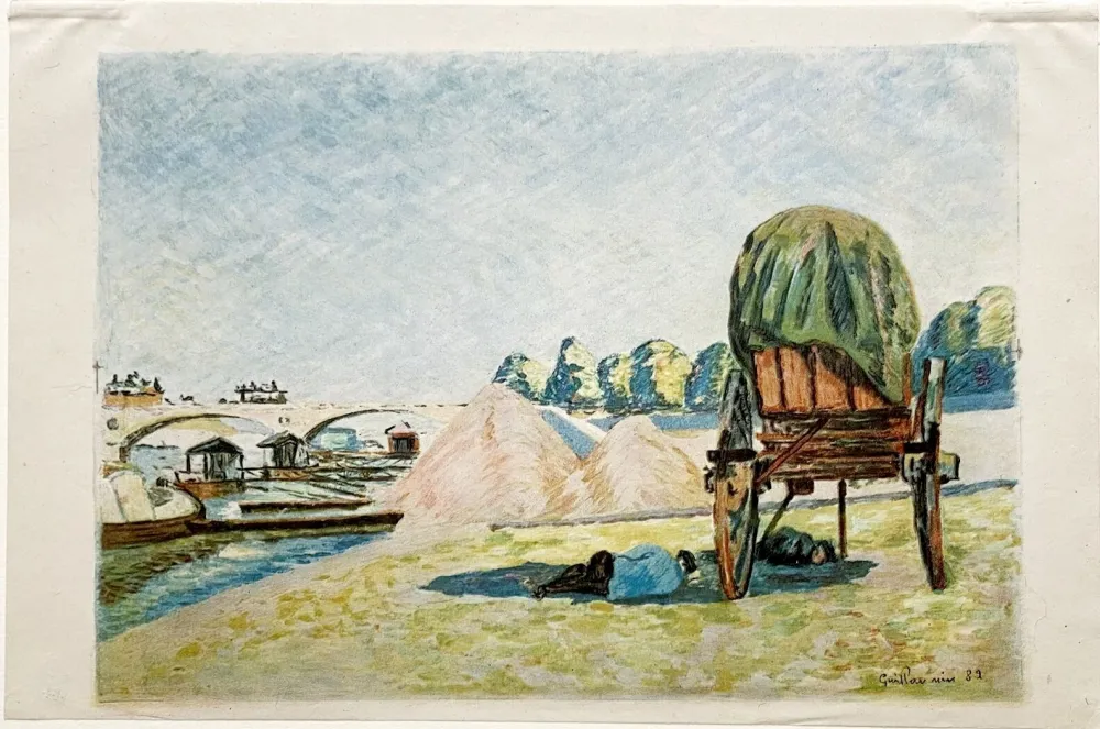 Lithografie Guillaumin - La Sieste