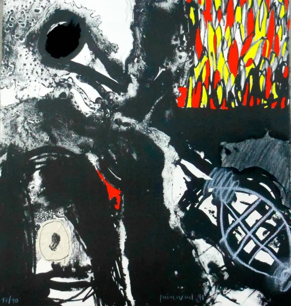 Lithografie Guinovart - Homenaje a León Felipe