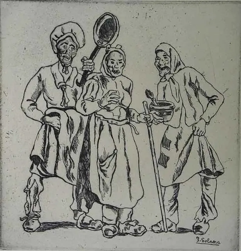 Ets Gutiérrez Solana  - Máscaras de los cocineros