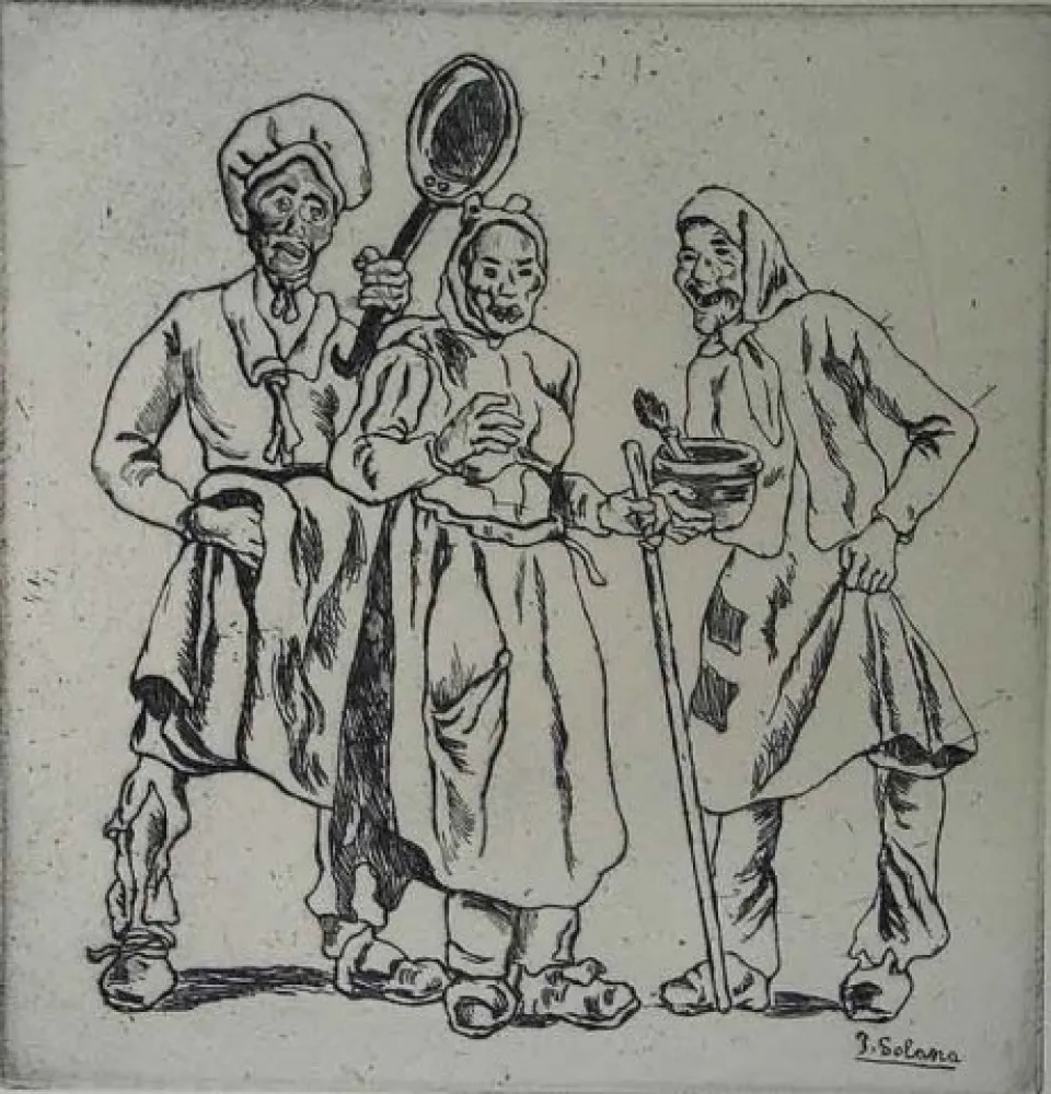 Ets Gutiérrez Solana  - Máscaras  de los cocineros