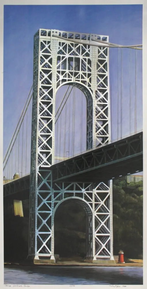 Lithografie Haas - George Washington Bridge
