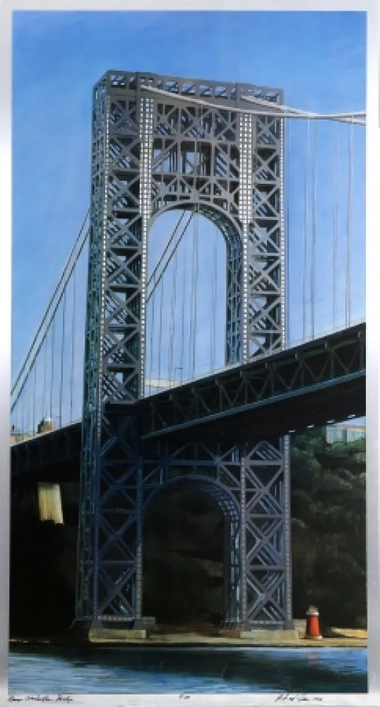 Lithografie Haas - George Washington Bridge