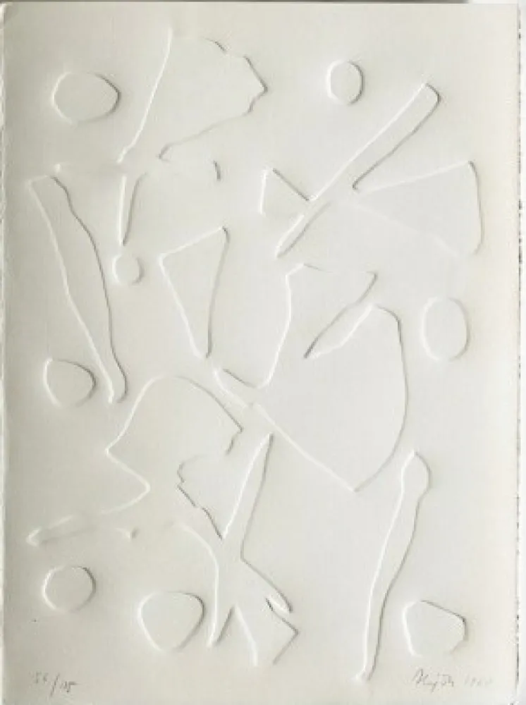 Reliëf Hajdu - Jean Cassou: vingt-deux poèms